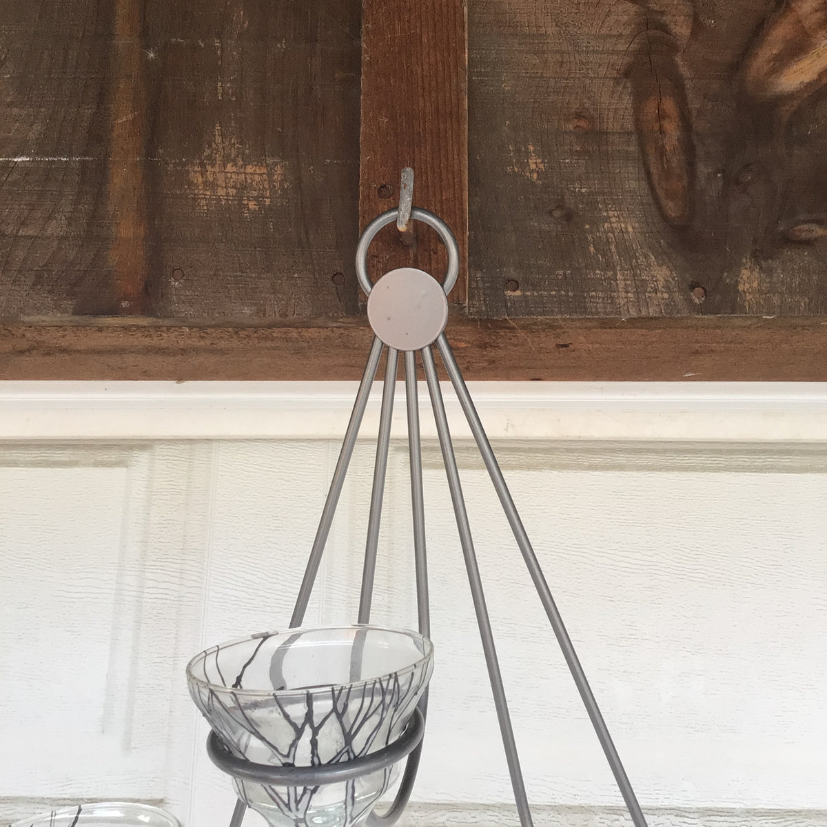 Wrought Iron Candle Chandelier
