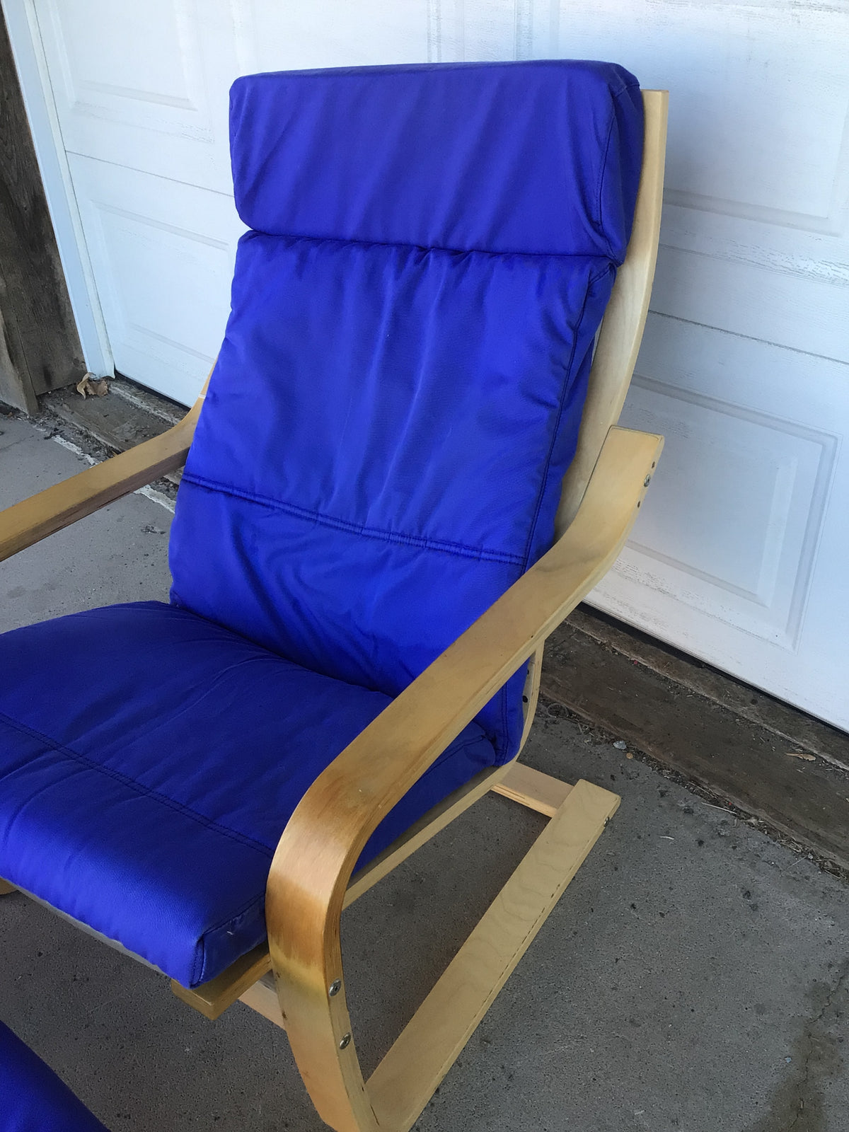 IKEA POANG Armchair & Matching Footstool