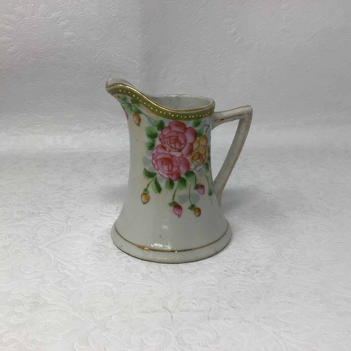 Hand Painted Floral Creamer