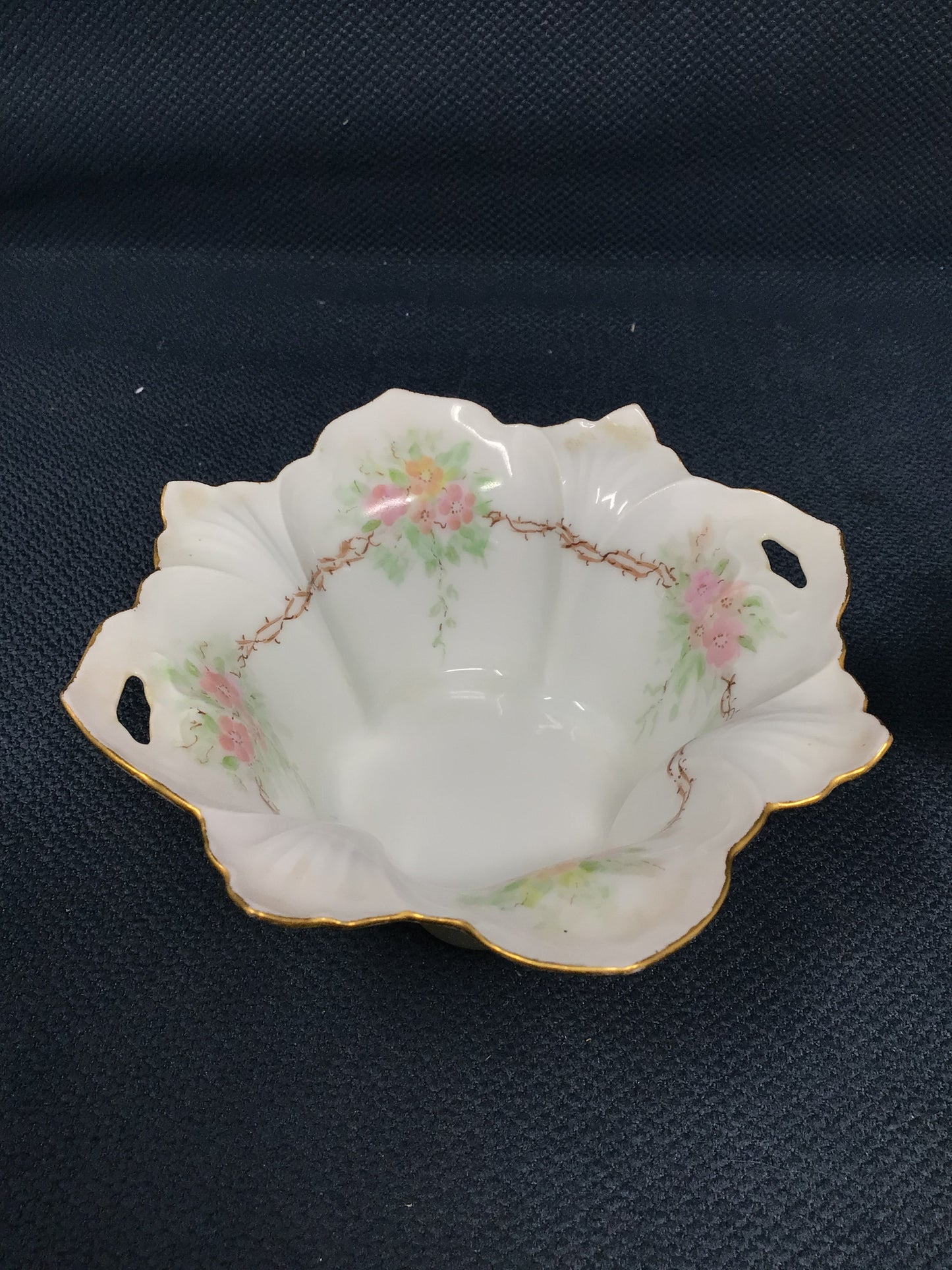 Iridescent Floral Creamer and sugar Set