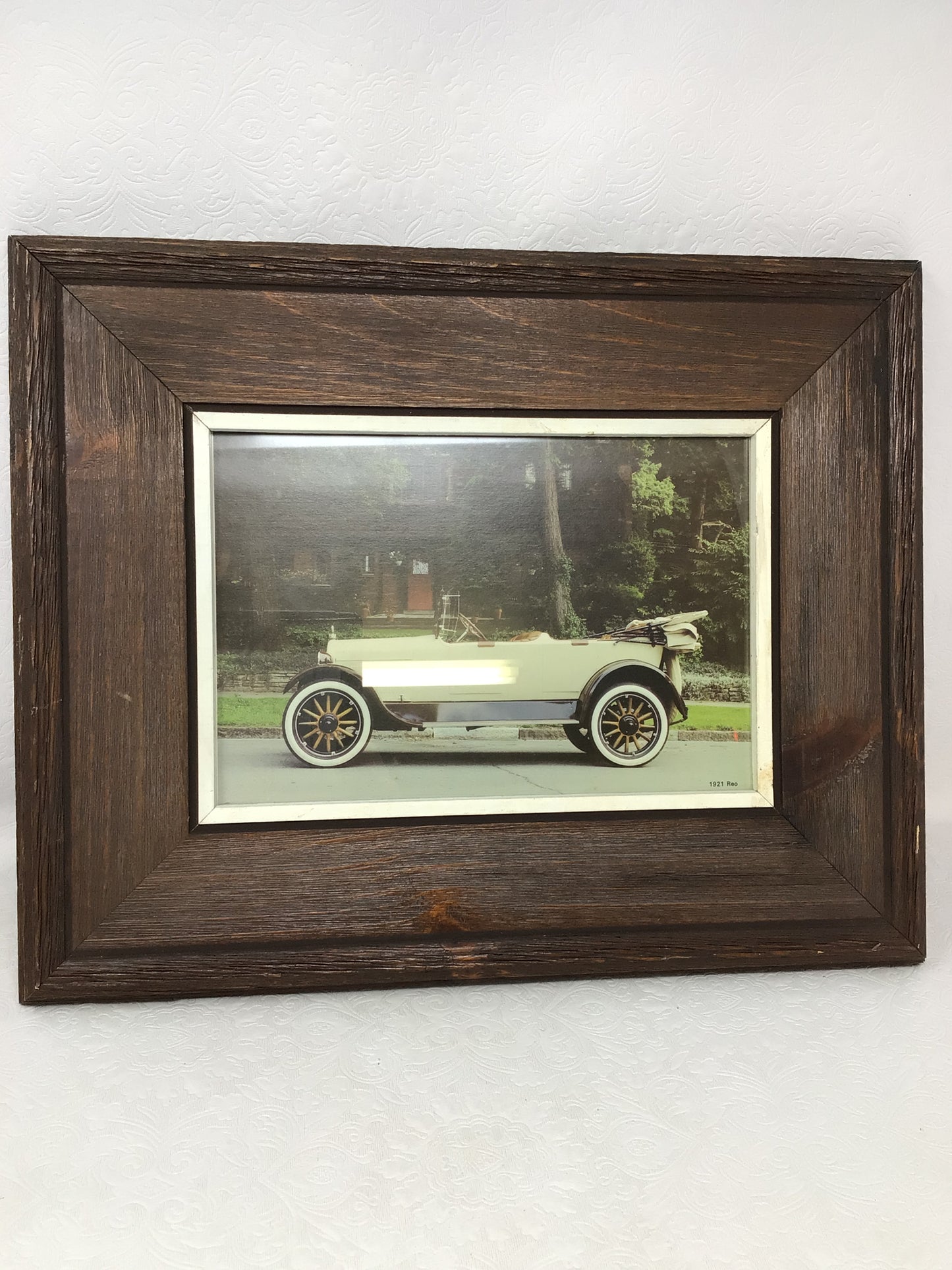 Set of Two Vintage Car Framed Photographs