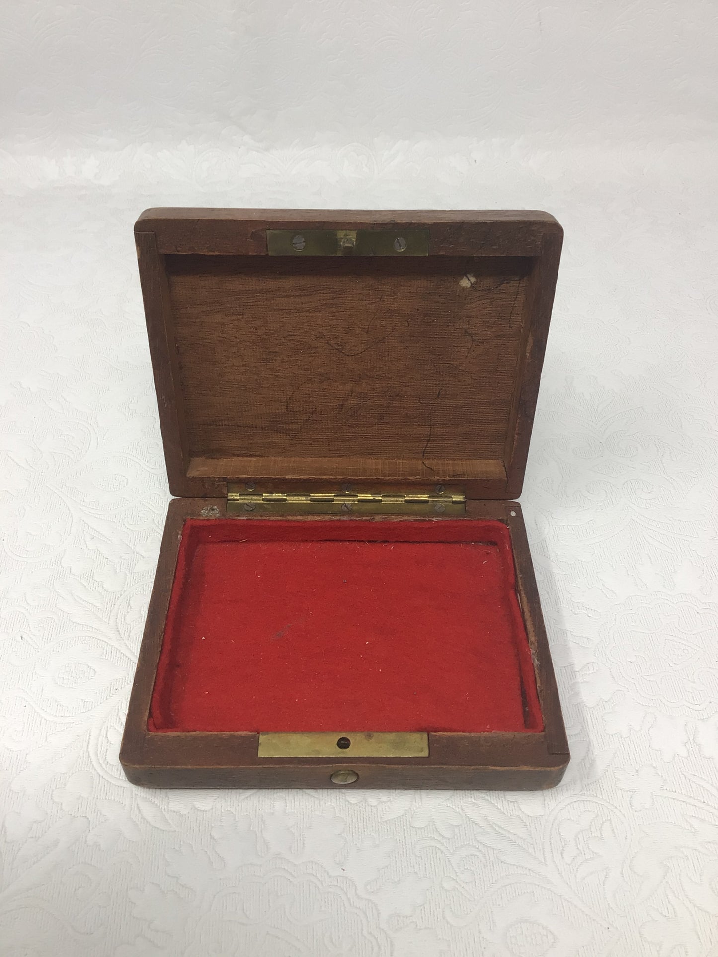 Antique Wooden Jewelry Box