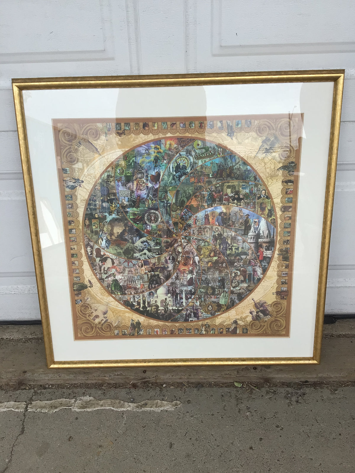 Framed Print of “The Millennium Time Tapestry”