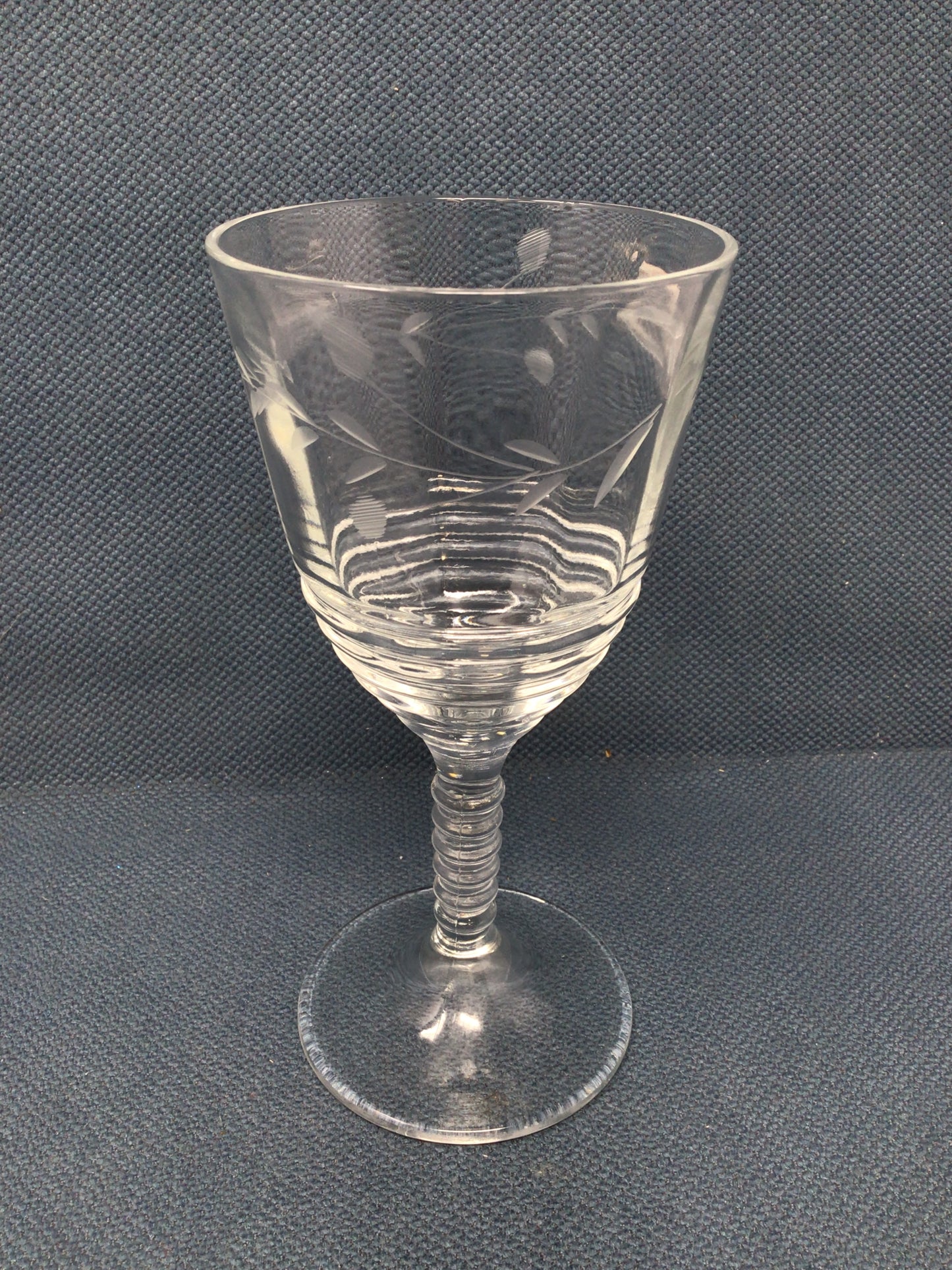 Vintage Rock Sharp crystal stemware