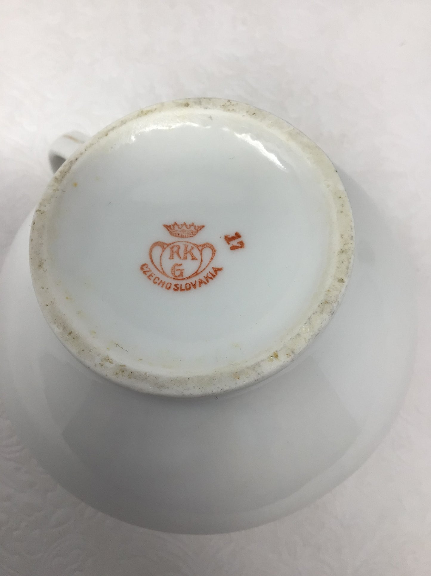 Porcelain Creamer and Sugar Bowl