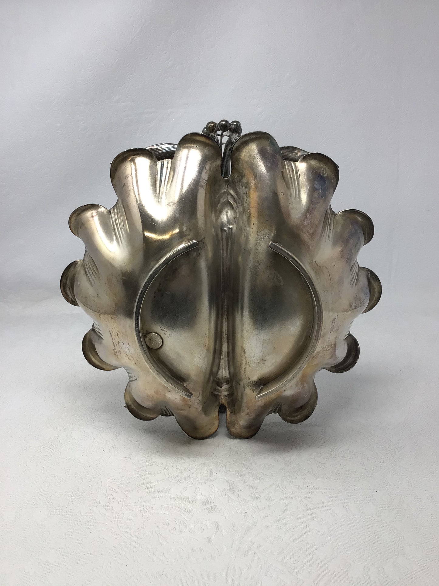 Vintage Silver-Plated Bride's Basket