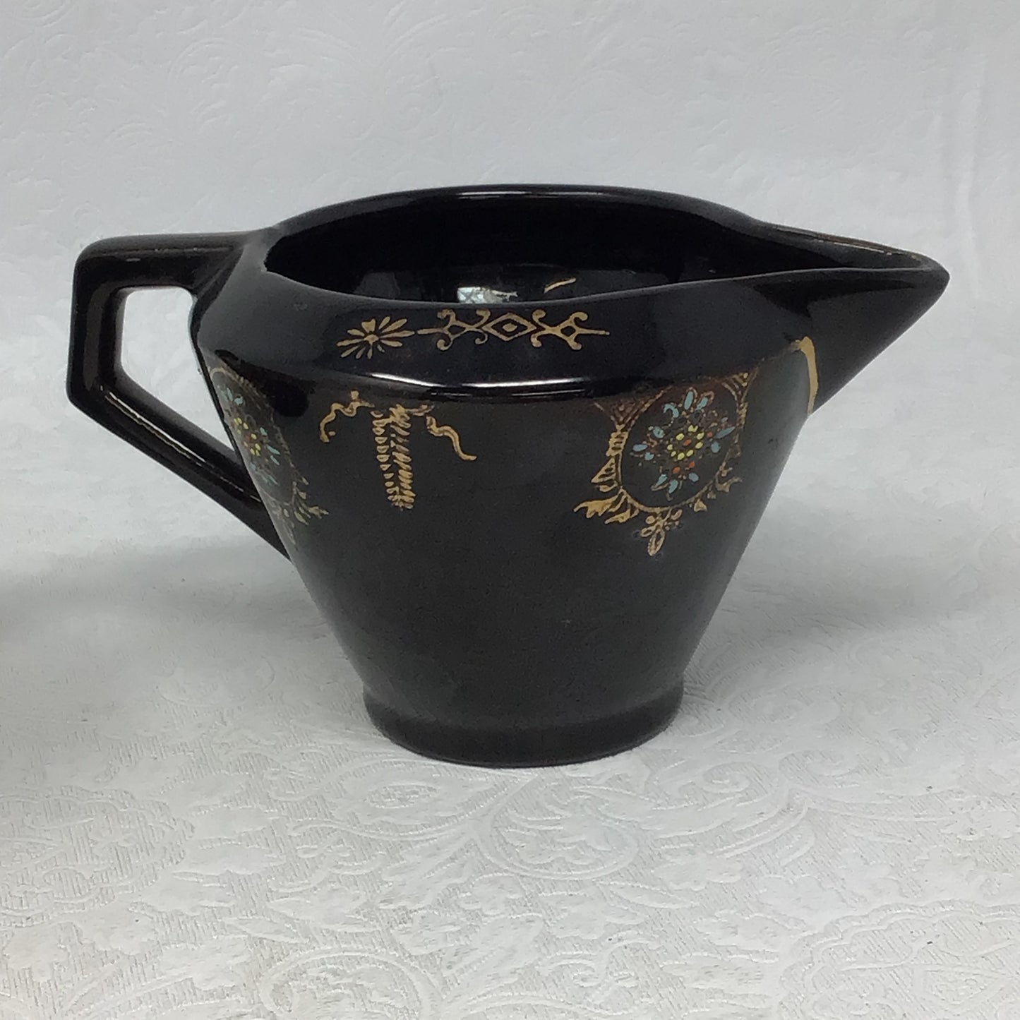 Vintage Japanese Lusterware Cream & Sugar