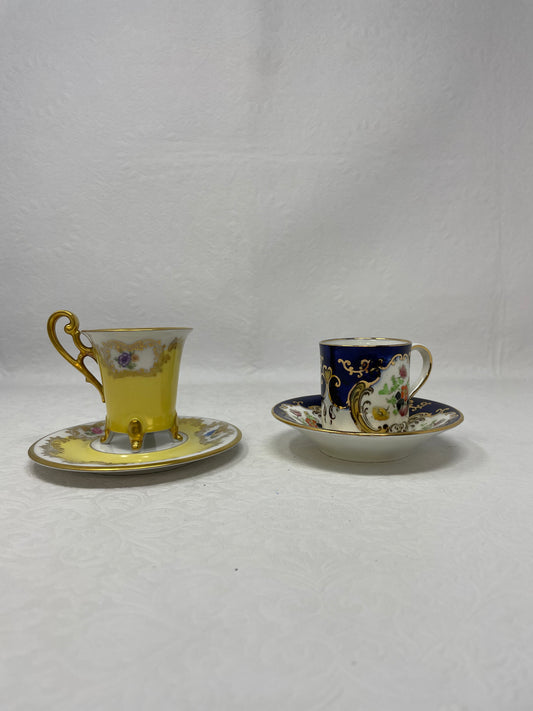 Samuel Radford and Hutschenruth Espresso cup and saucer sets