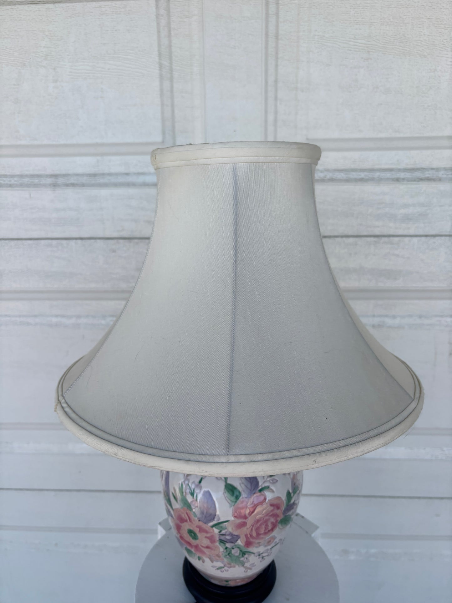 Ming Style Hand Painted Floral Ceramic Table Lamp