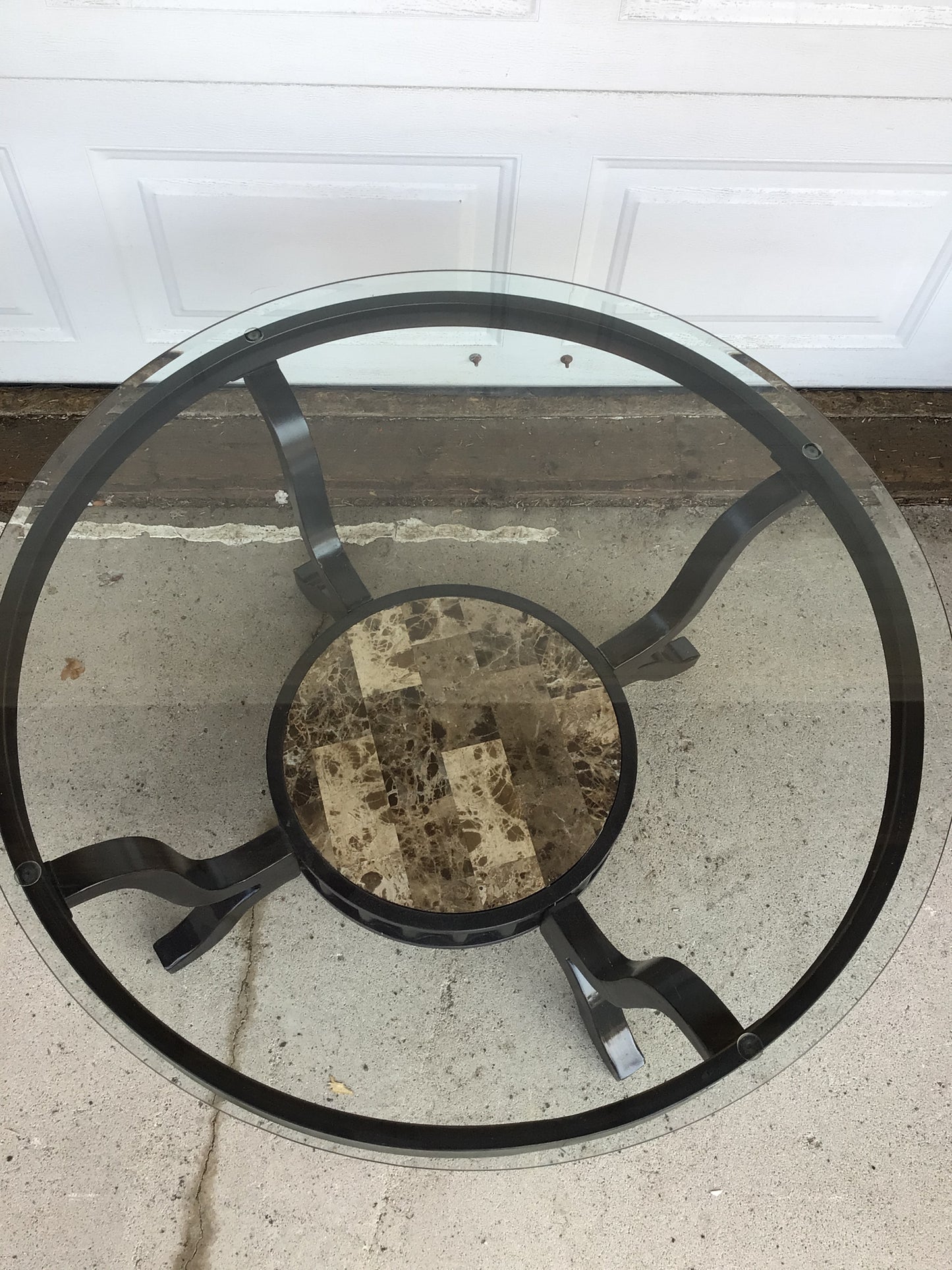 Circular Glass Coffee Table
