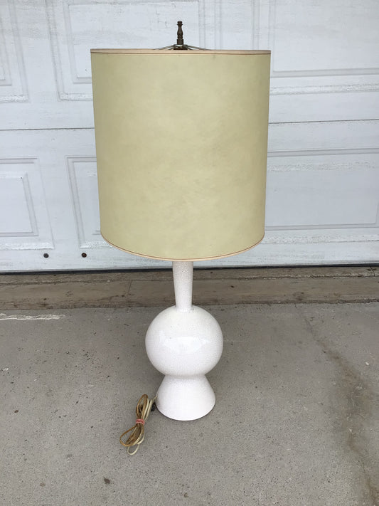 Mid-Century Modern Crackled Lamp