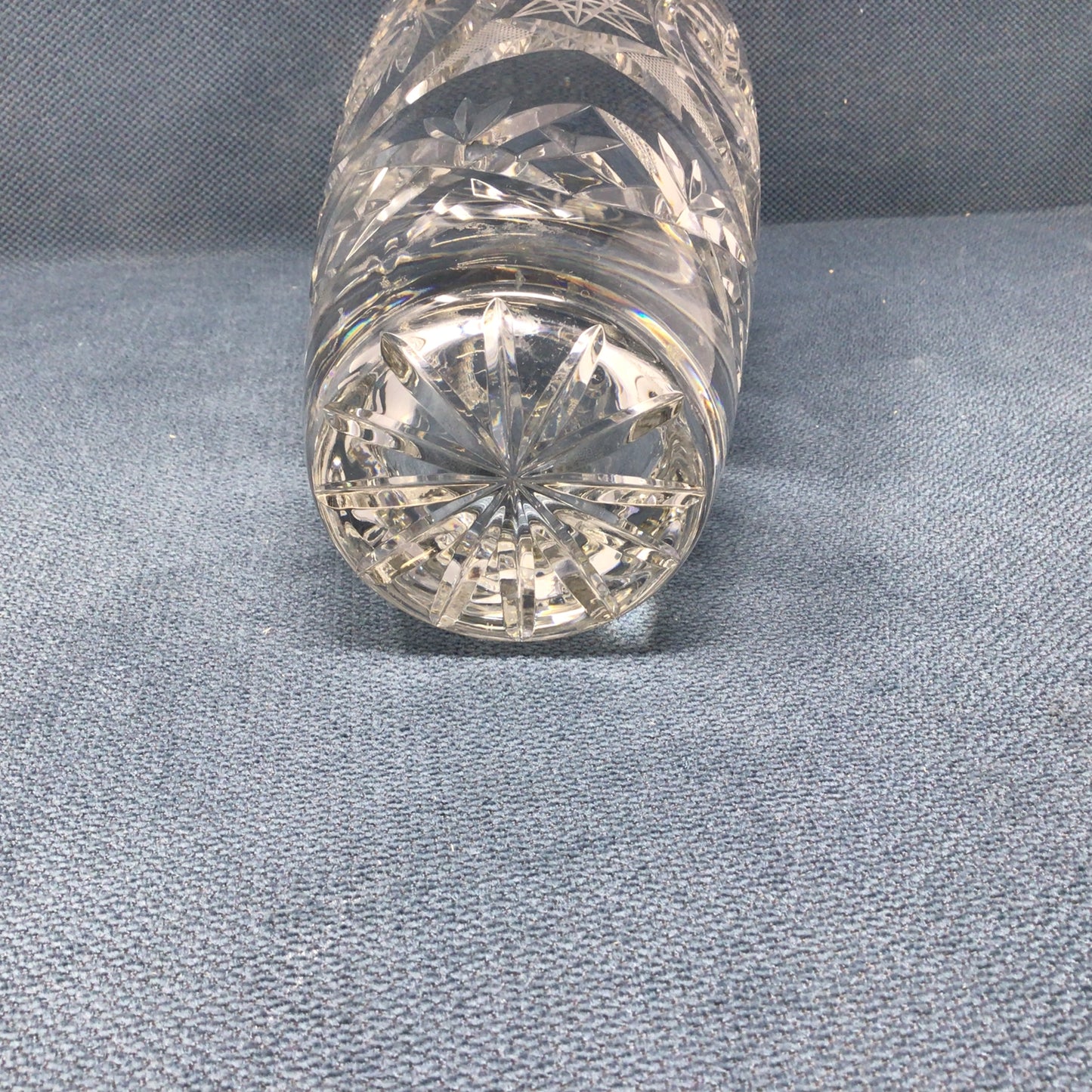 Pinwheel Crystal Vase