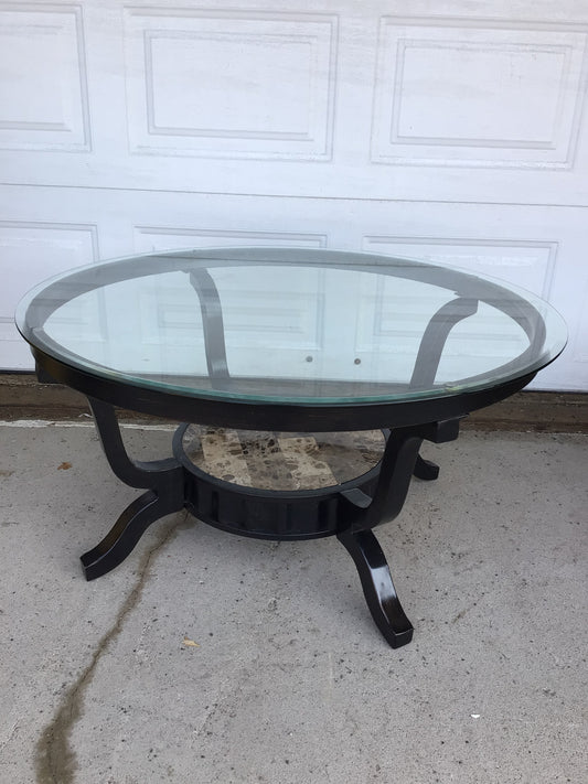 Circular Glass Coffee Table