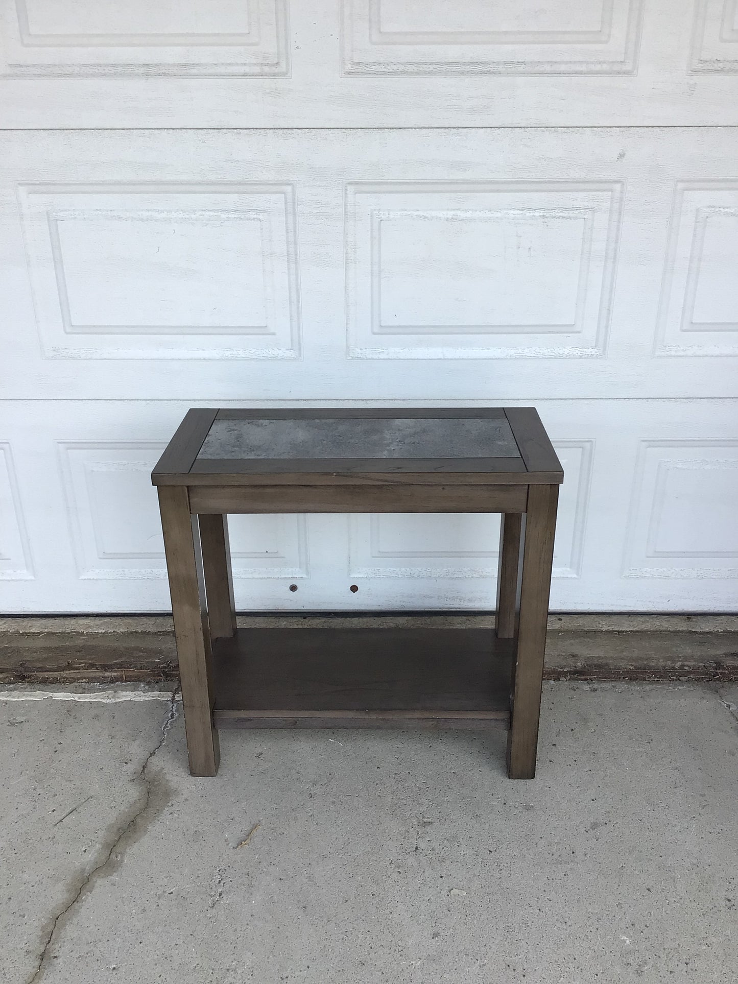 Grey End Table