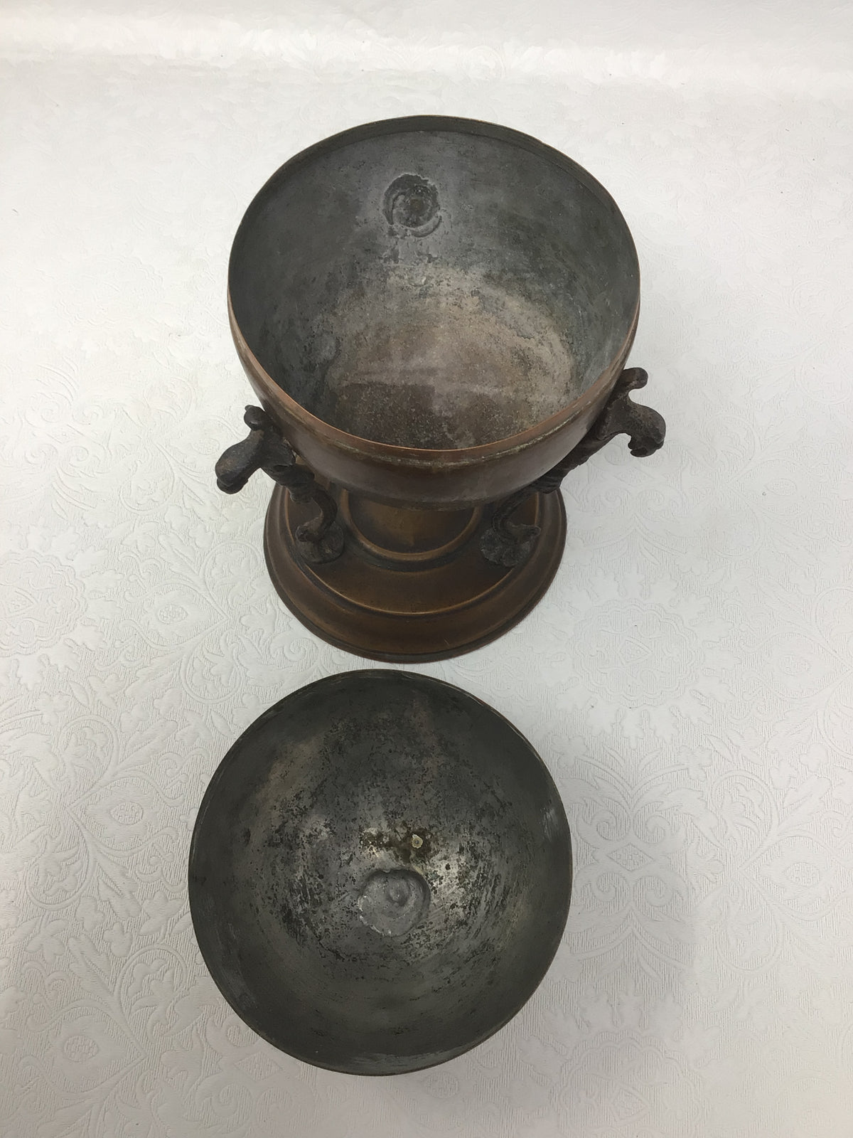 Antique Copper Egg Warmer