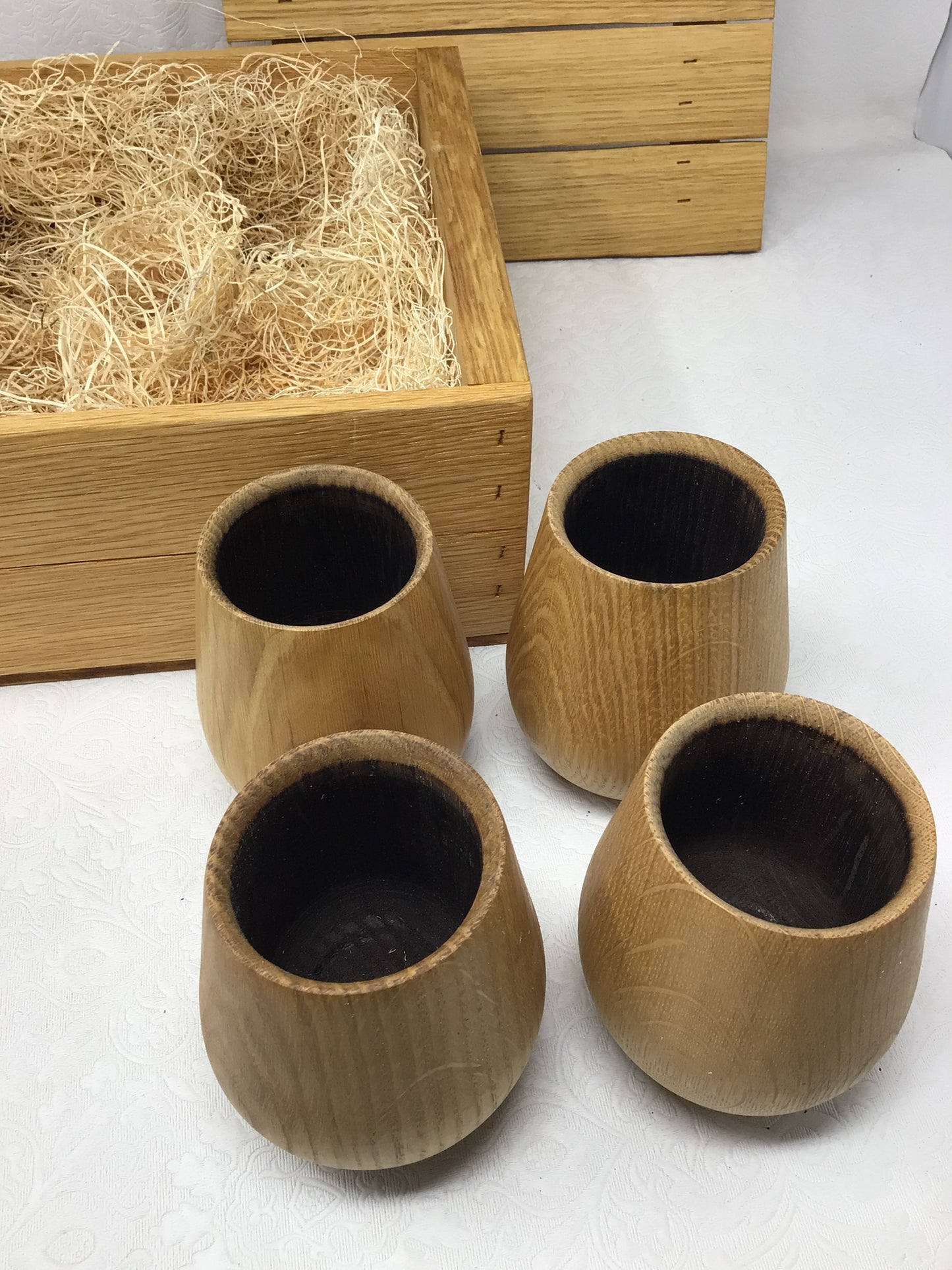 Stinson Studios Oak Whiskey Tumbler Gift Set
