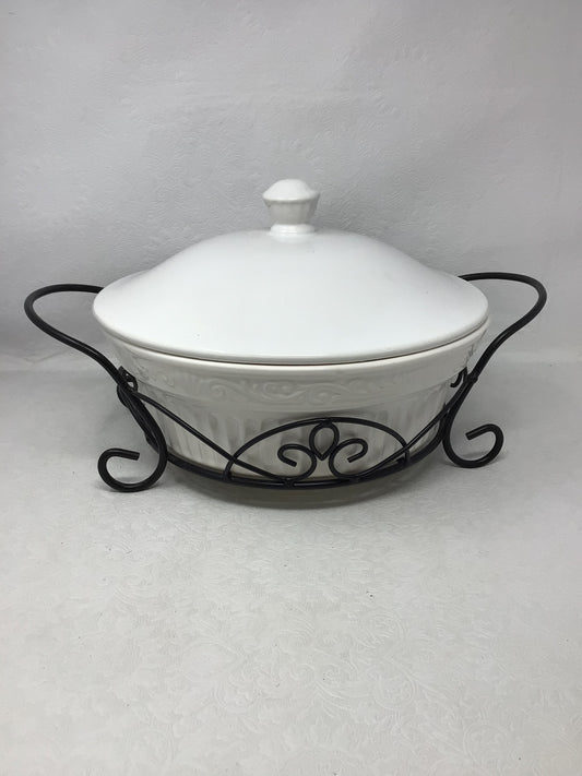 Certified International Stoneware Casserole Dish