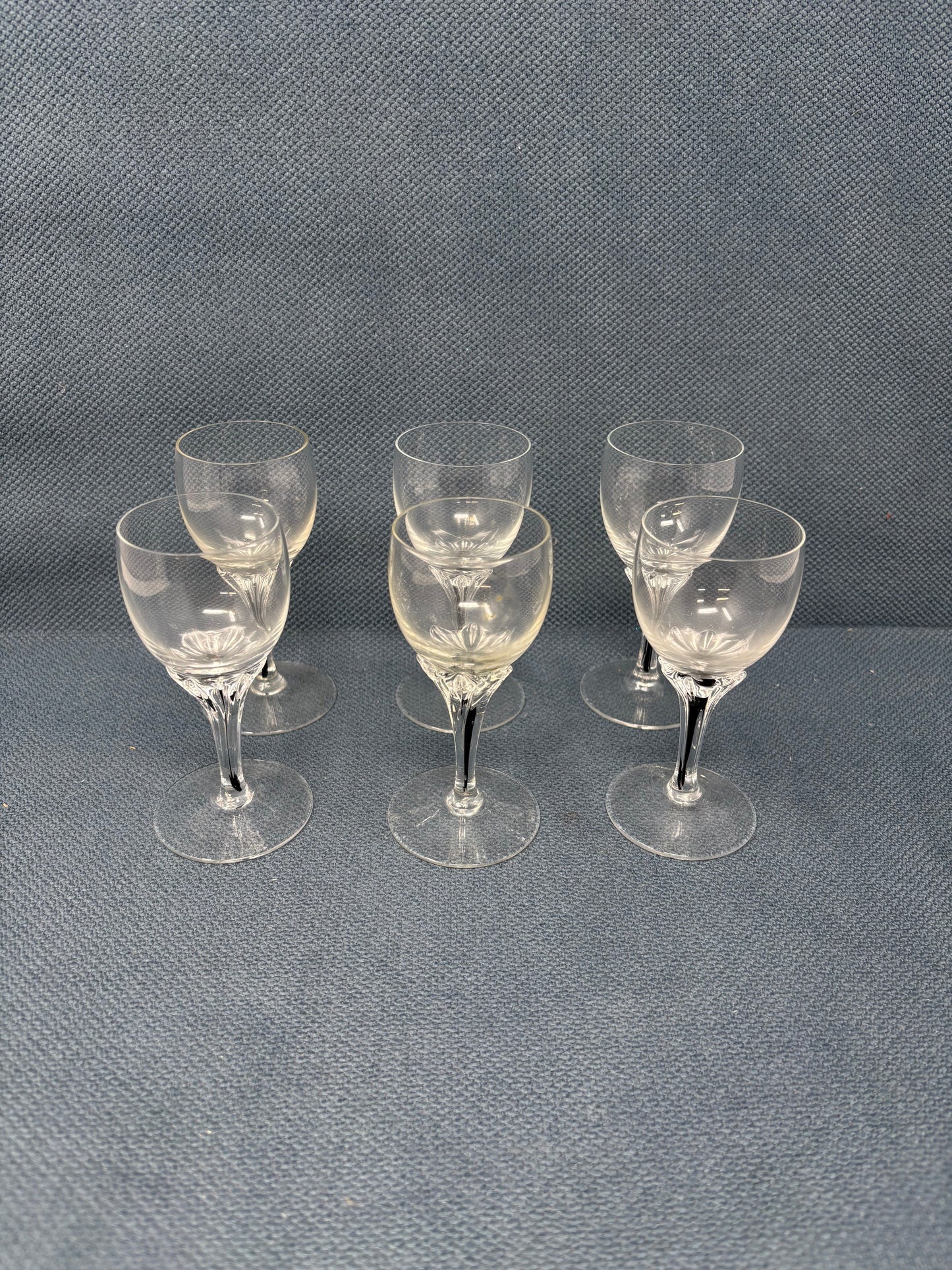 Set of 6 Belfor Exquisite Crystal Liqueur Glasses