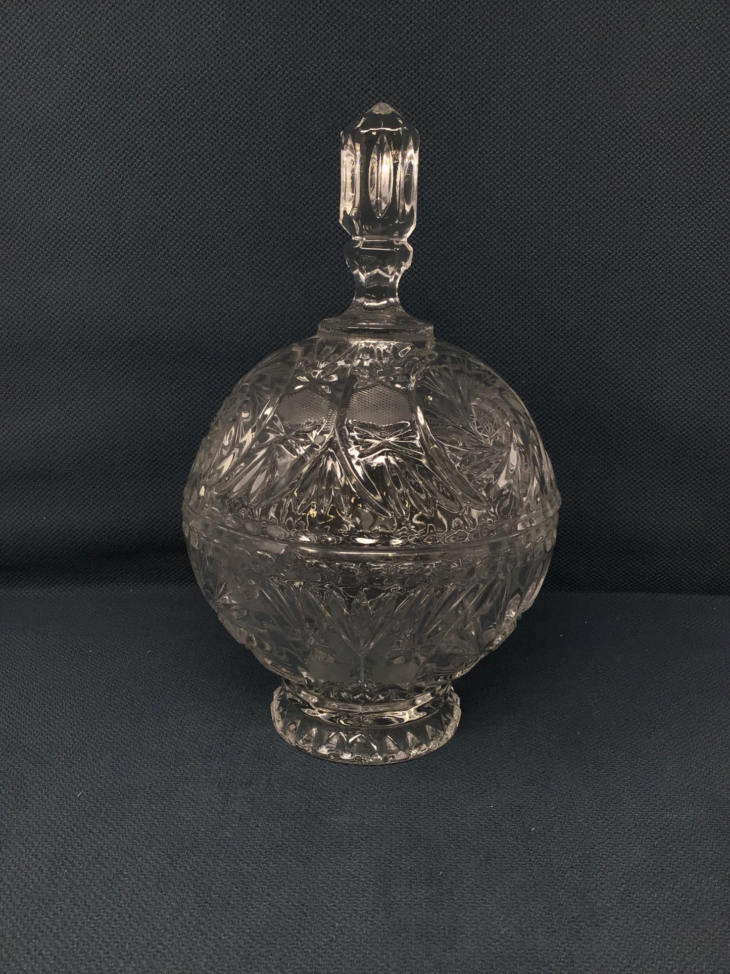 Crystal Candy Dish with Lid
