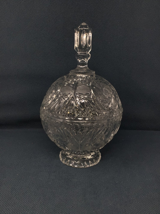 Crystal Candy Dish with Lid