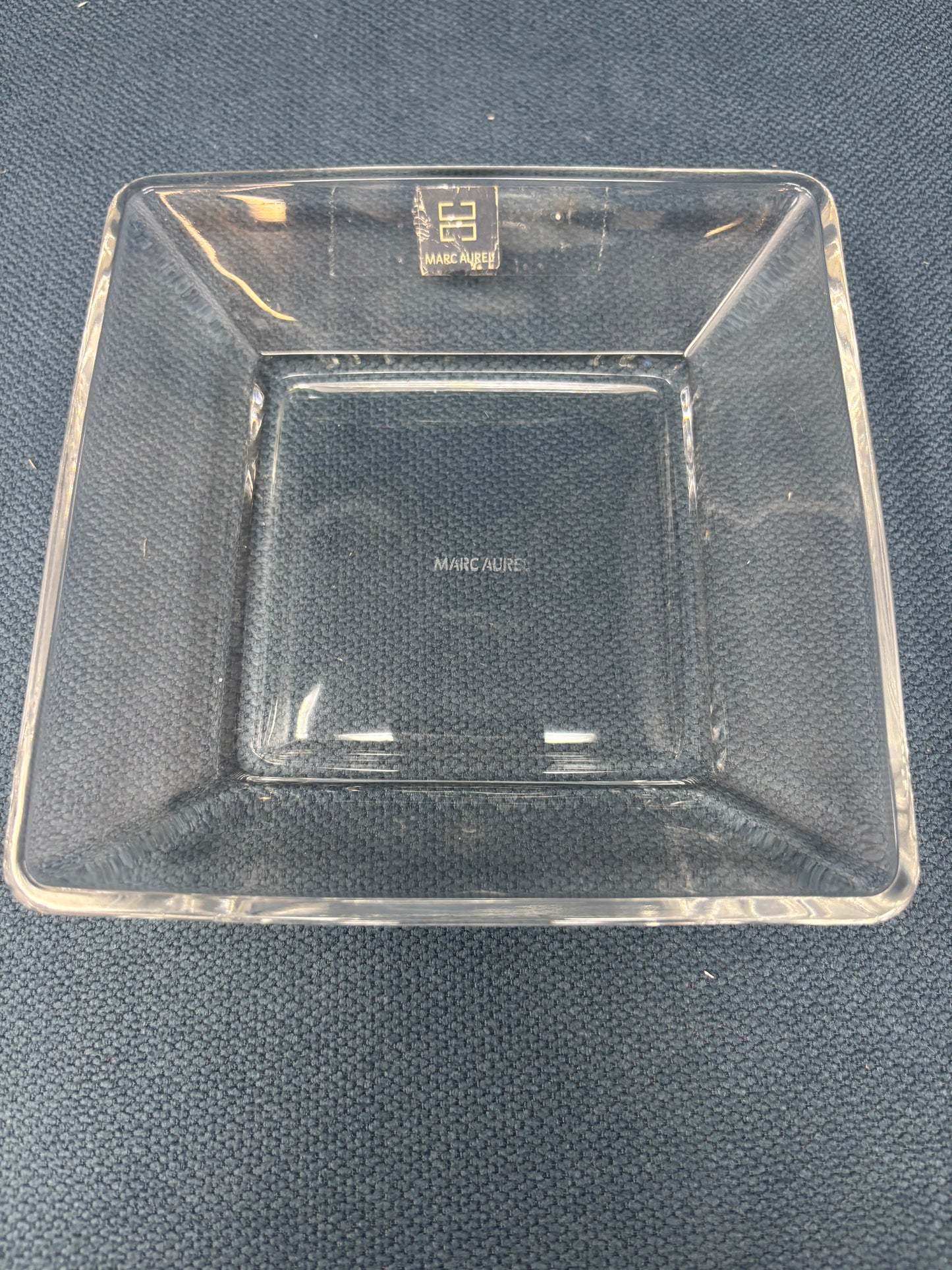 Marc Aruel Lead Crystal Dish