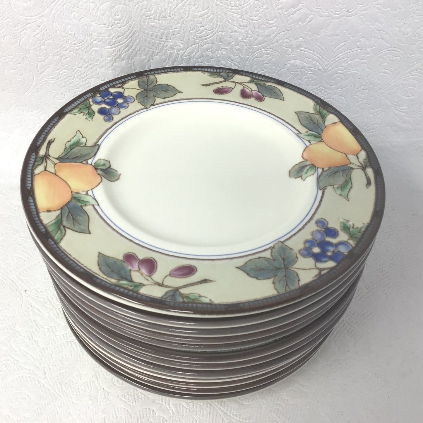 Set of 22 Mikasa Garden Harvest Cups and Plates