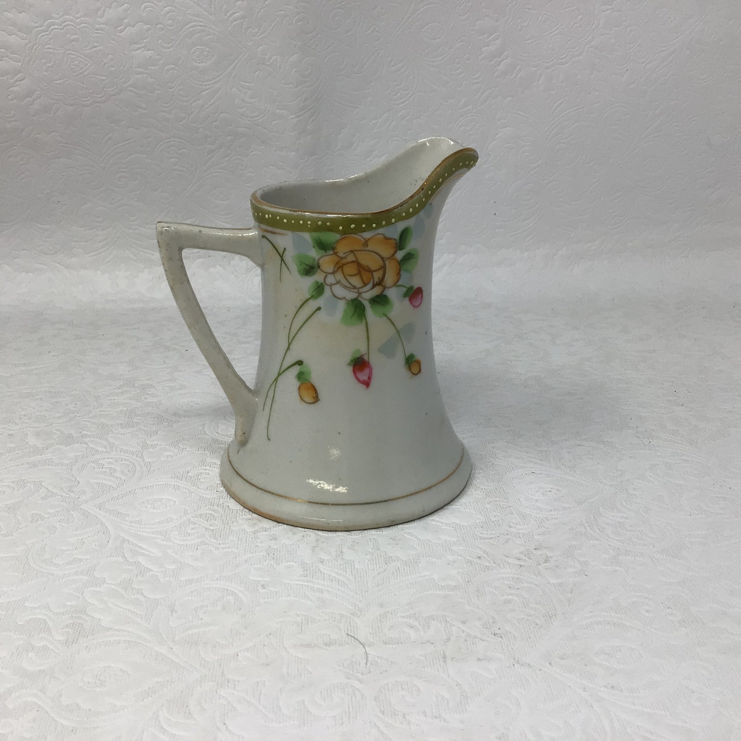 Hand Painted Floral Creamer