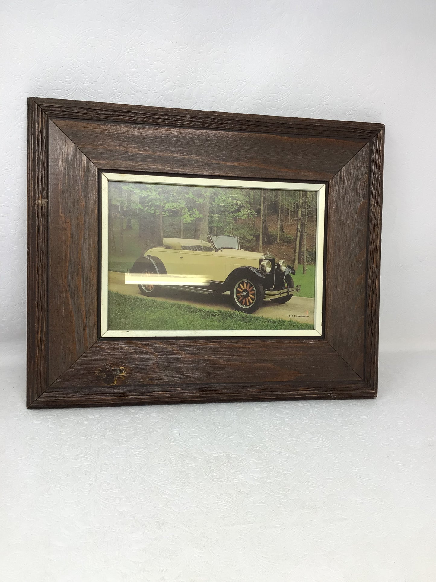 Set of Two Vintage Car Framed Photographs