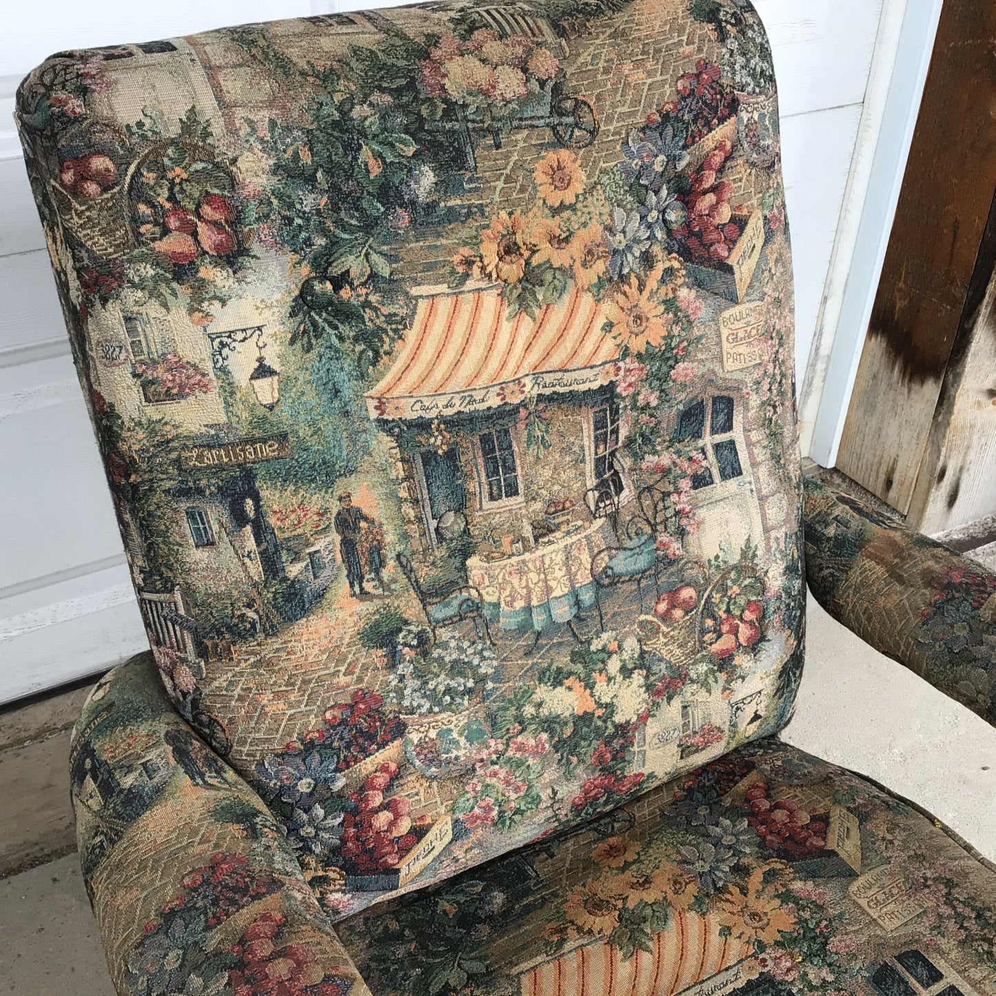 1930’s Johnson Benchwork Swan Arm Rocking Chair