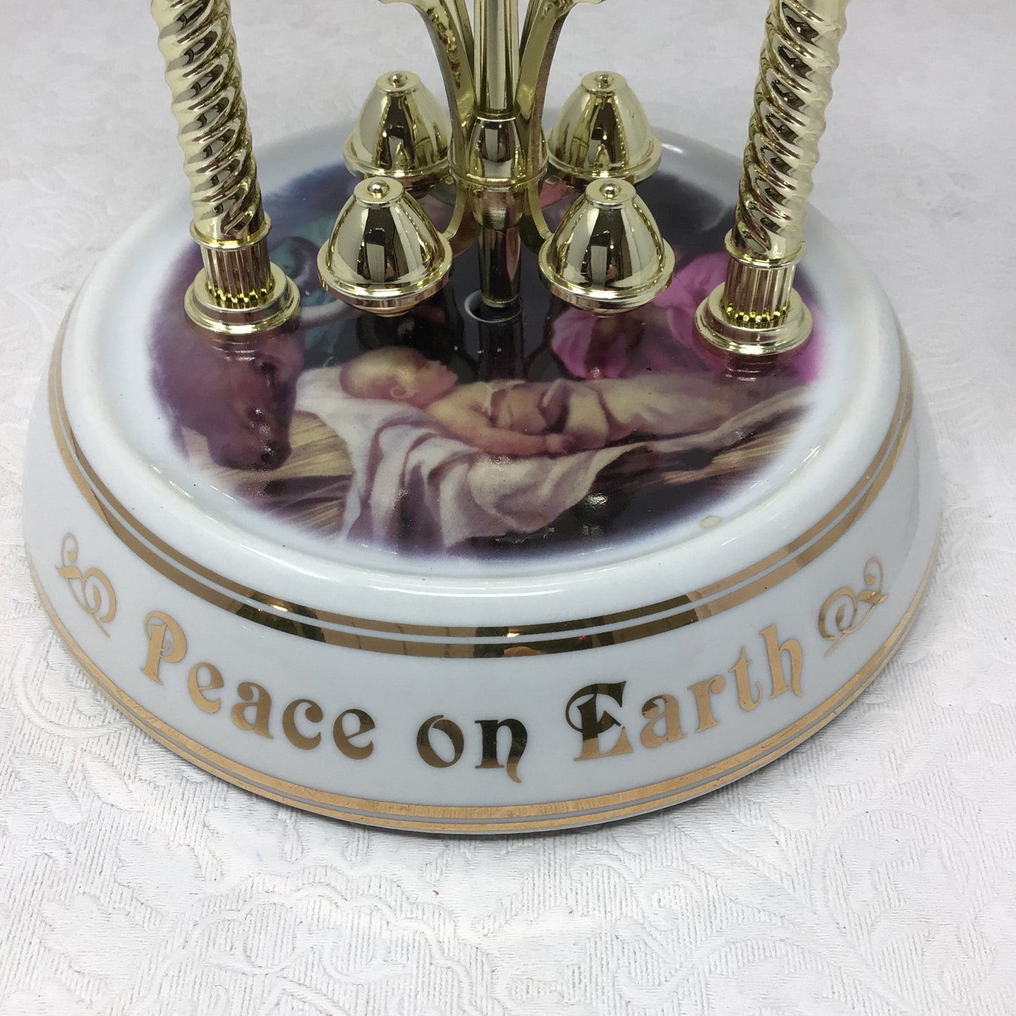 Peace on Earth Mantle Clock