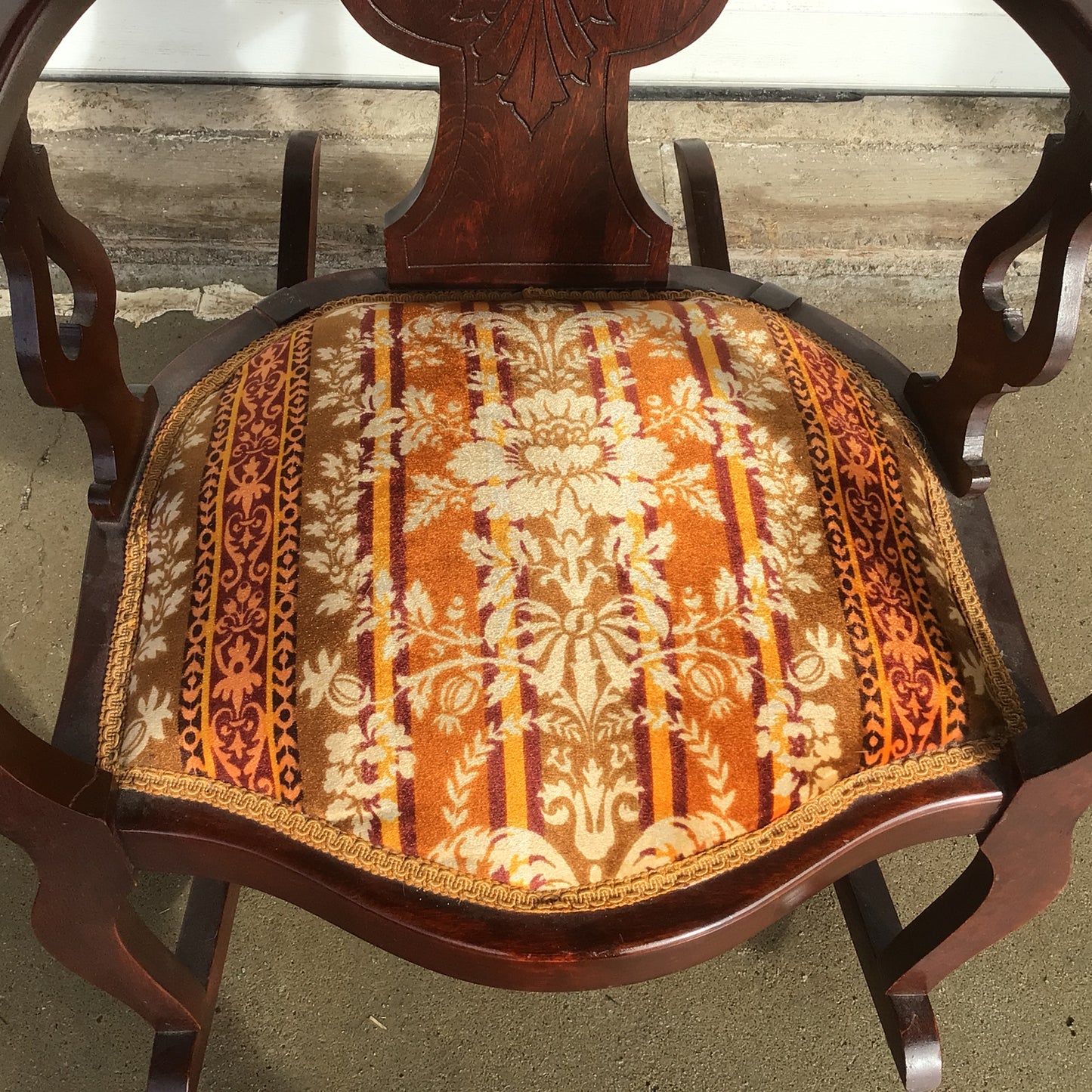 Antique Carved Rocking Chair