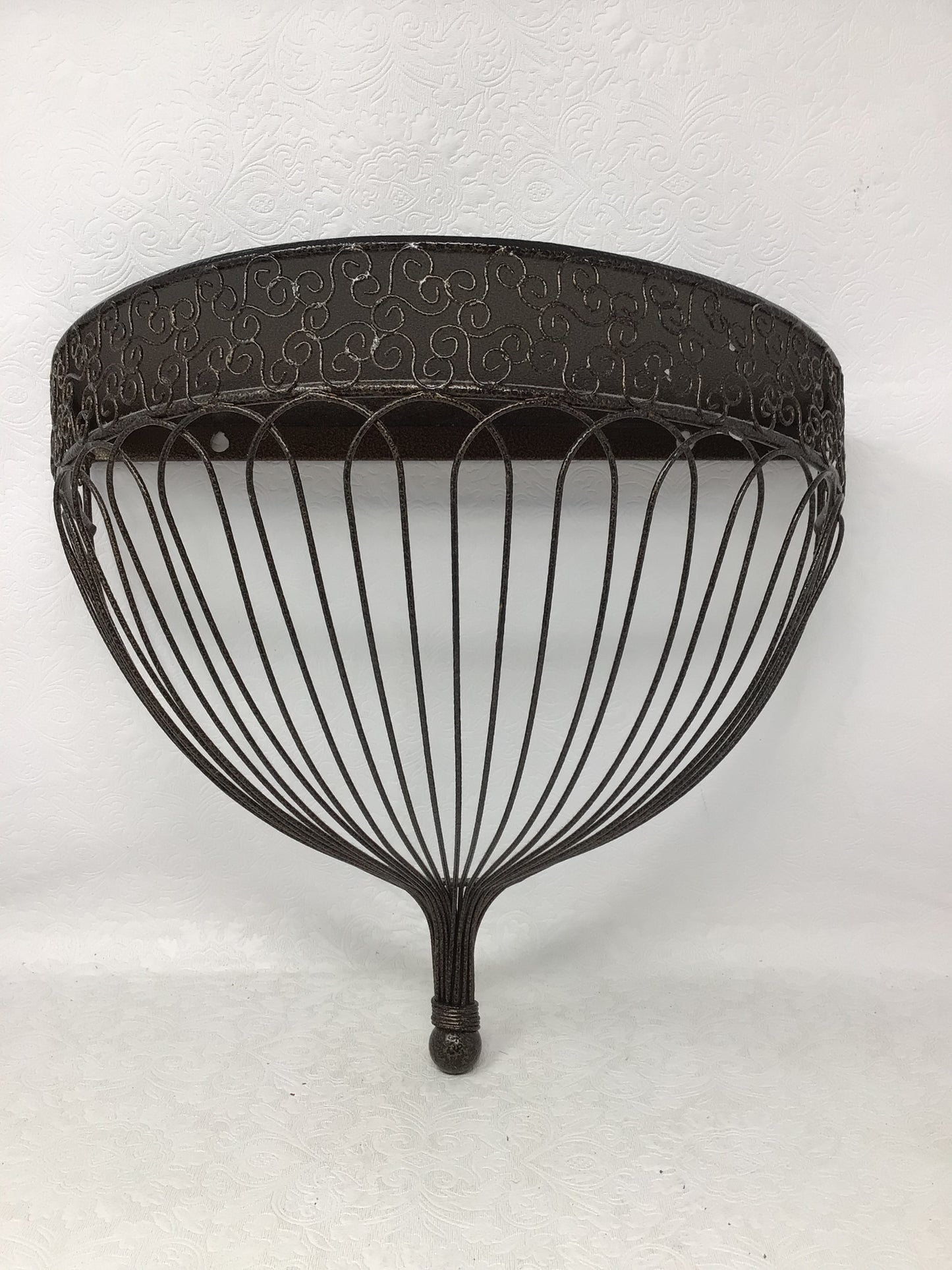 Black Half Moon Floating Shelf