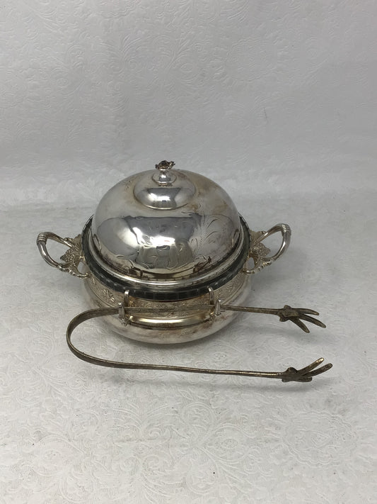 Vintage Silver Plated Butter Dish