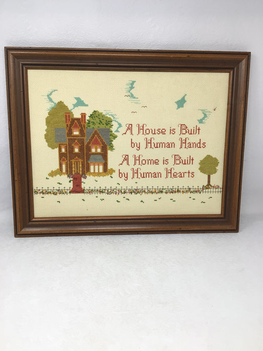 Retro Framed Embroidery