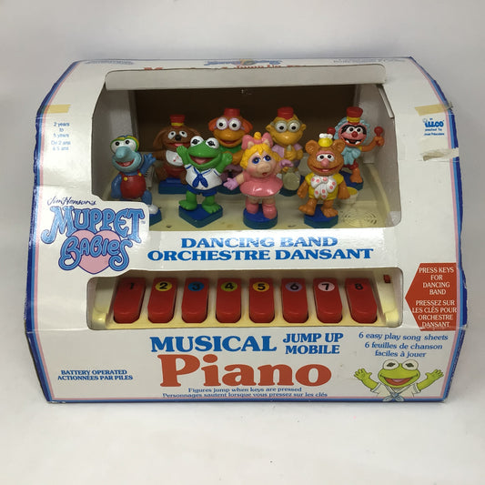 Vintage 1980’s Muppets Dancing Band Piano in Original Box