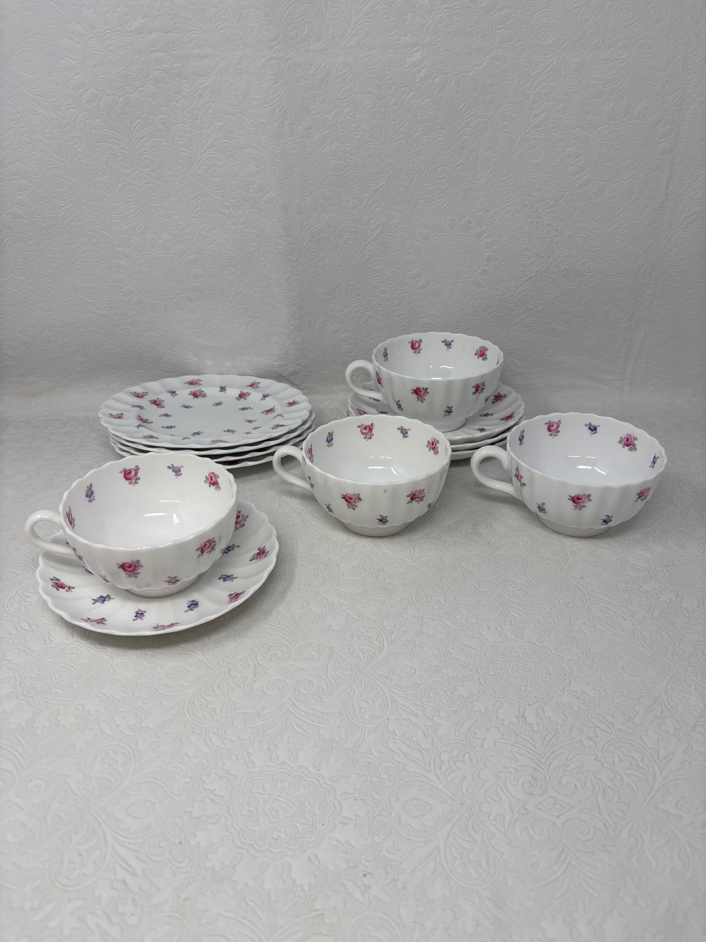 Spode Copeland England Bone China "Dimity" Tea Set