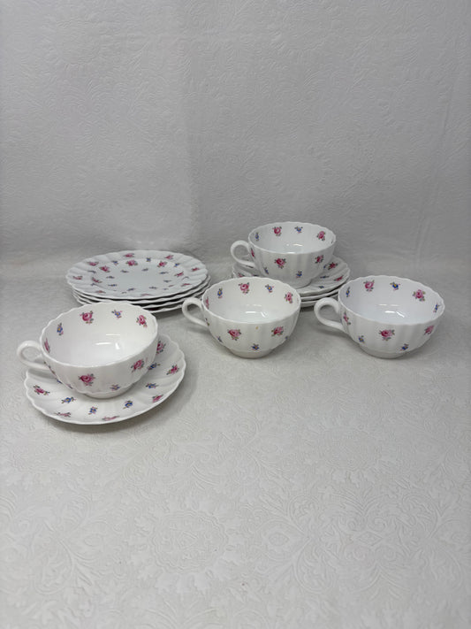 Spode Copeland England Bone China "Dimity" Tea Set
