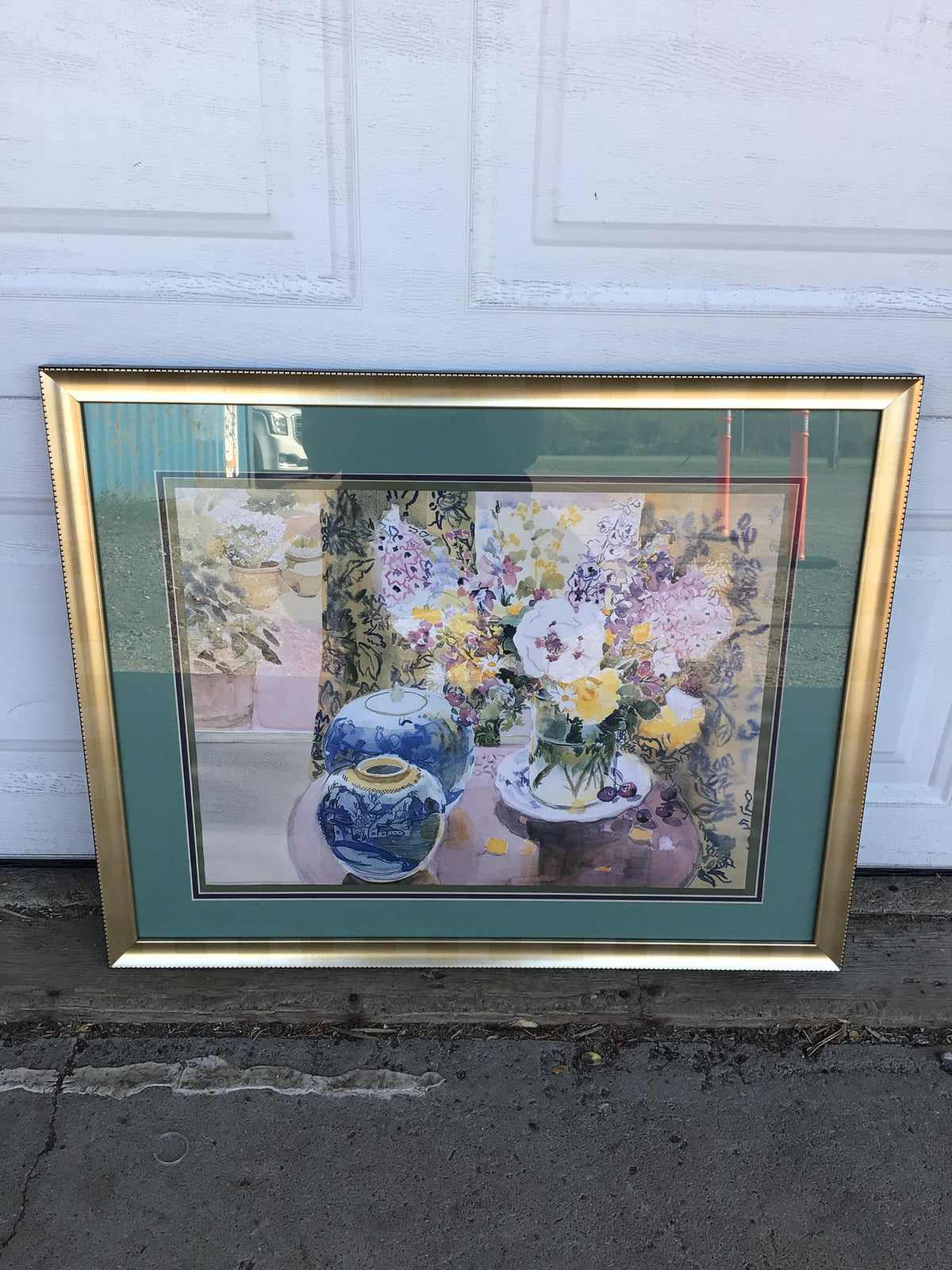 Floral Still-life Watercolour by P. Griggs