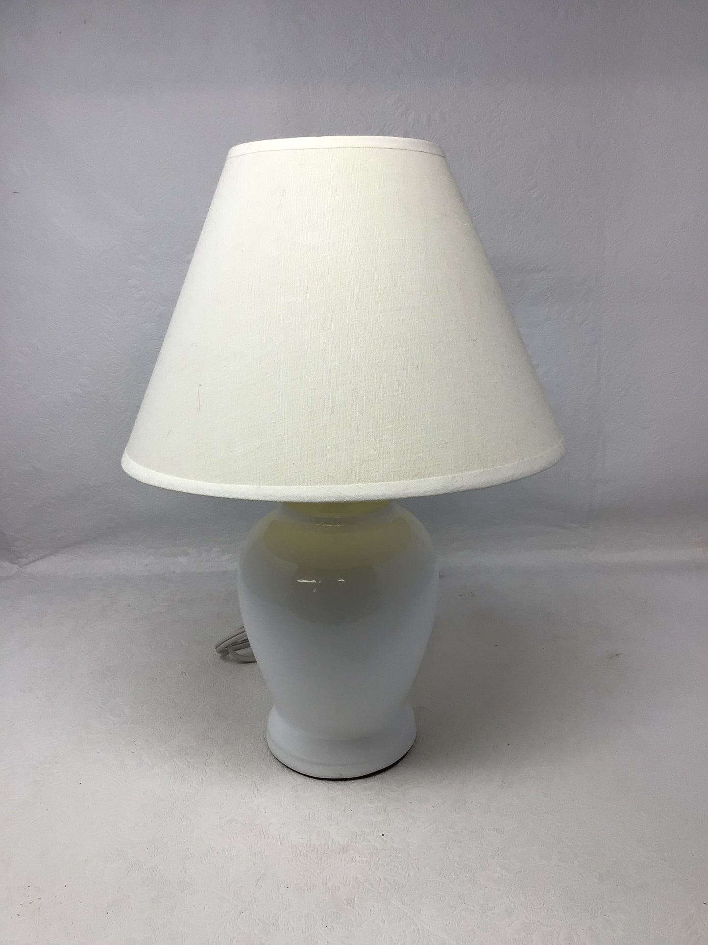 Small White Ceramic Lamp