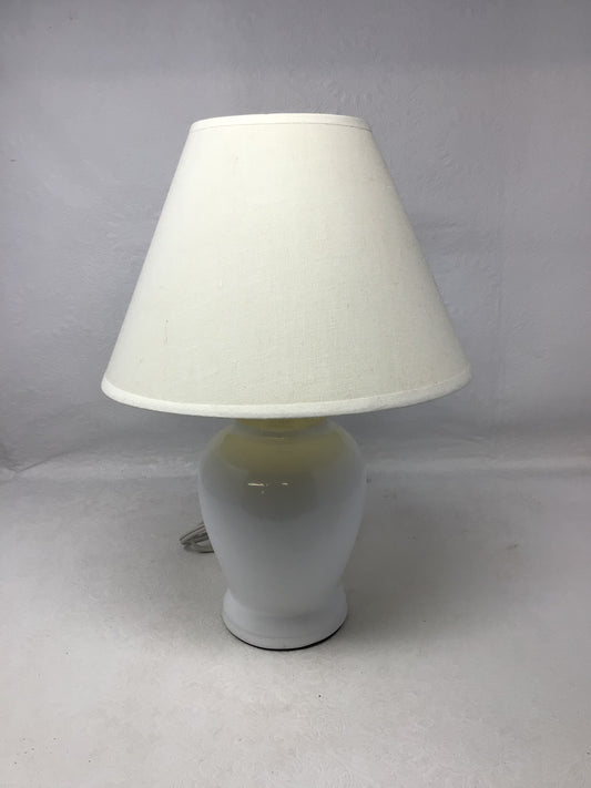 Small White Ceramic Lamp