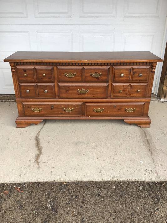 8 Drawer Wooden Dresser