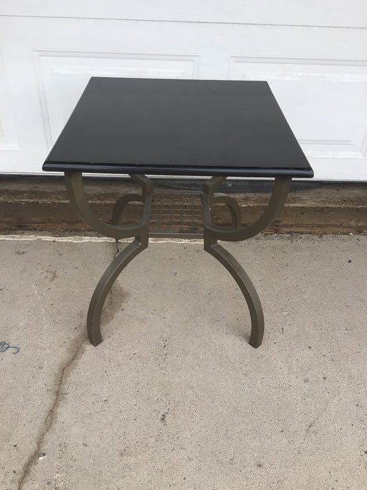 Square Curved Leg End Table