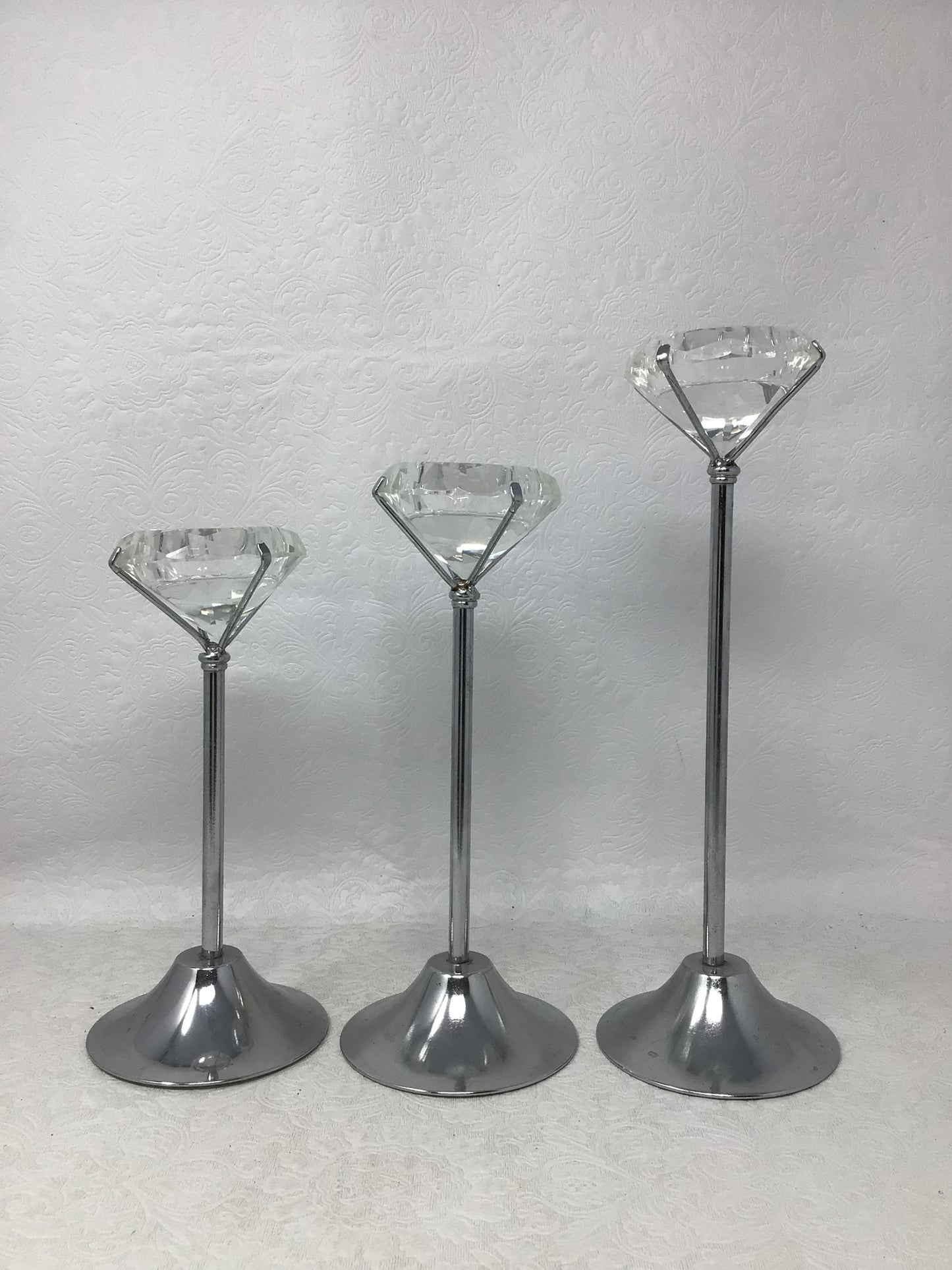 Diamond Shaped Tealight Holders