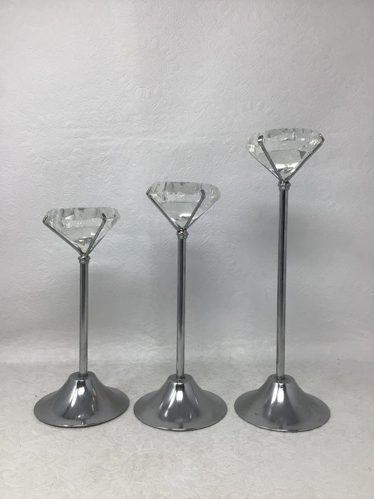 Diamond Shaped Tealight Holders