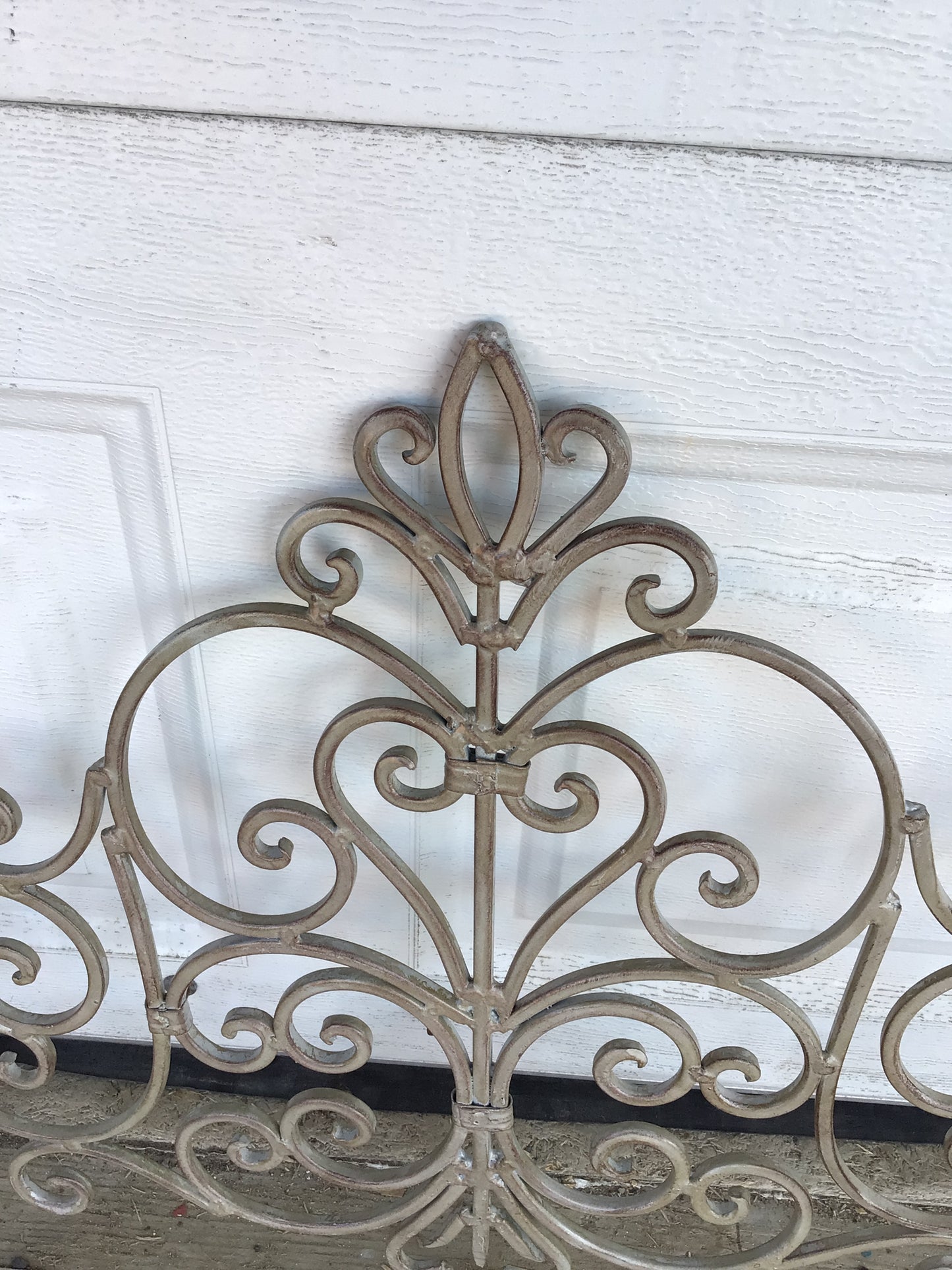 Wrought Iron Scroll Pediment
