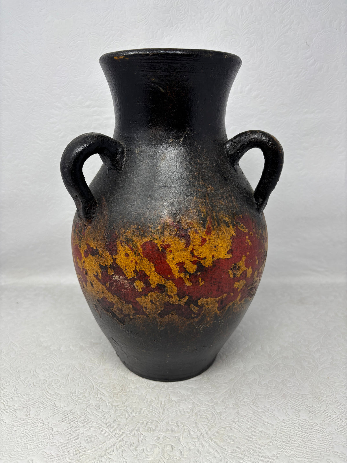 3 Handled Lava Vase