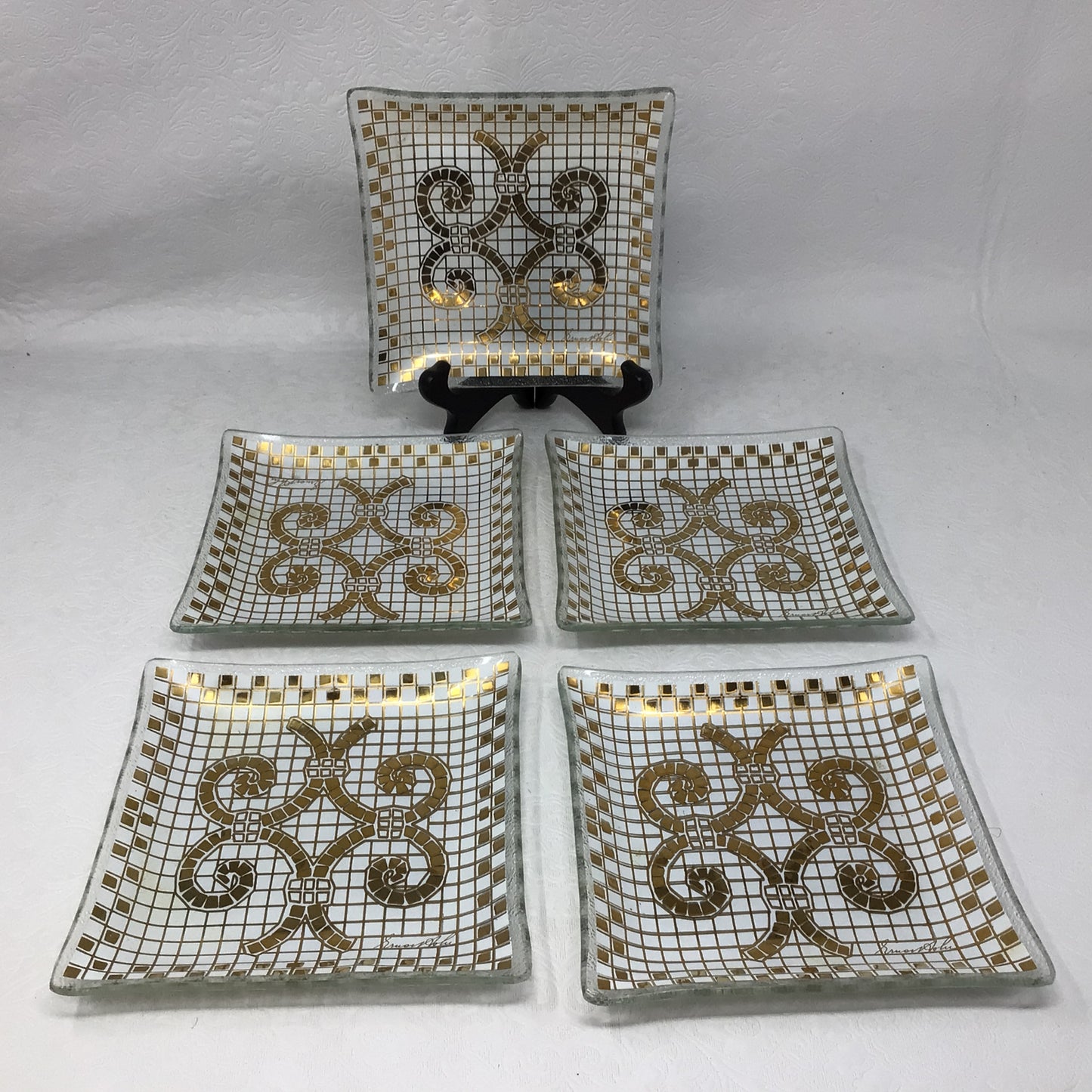 Ernest Sohn Cake Plates, Set of 5