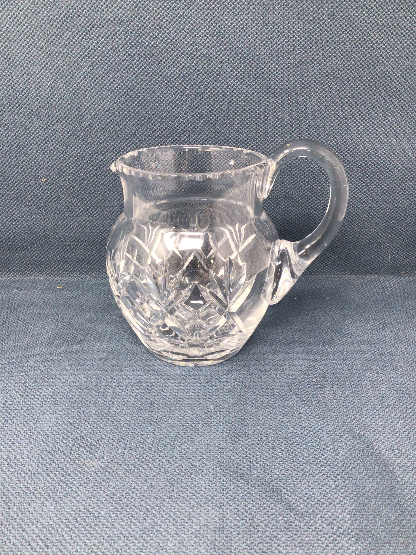 Little Glass Cut Pitcher