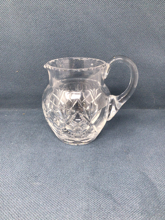 Little Glass Cut Pitcher