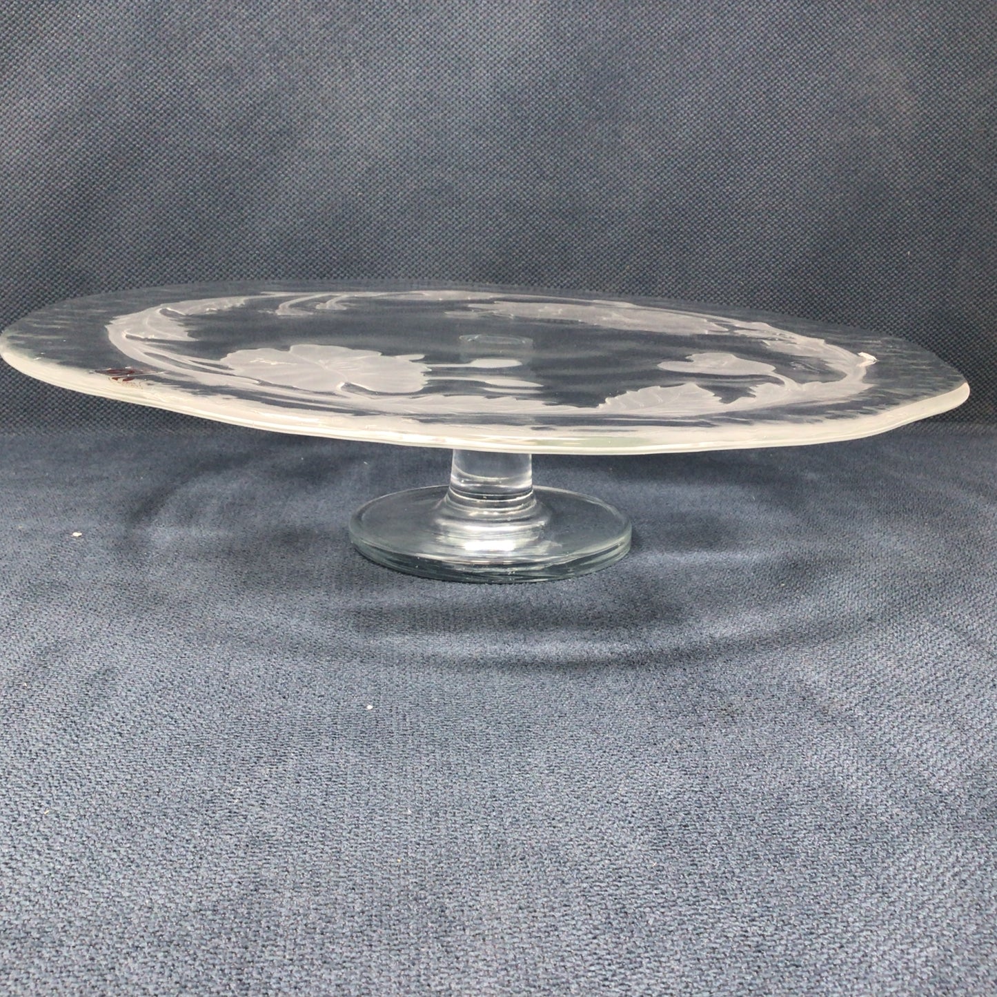Vetreria Etrusca Glass Cake Stand